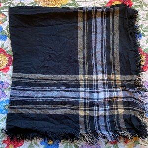 Scarf with Frayed Fringe